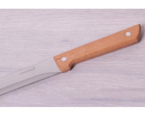 Нож кухонный Kamille Wood мясной 20см с деревянной ручкой Нож кухонный Kamille Wood мясной 20см с деревянной ручкой