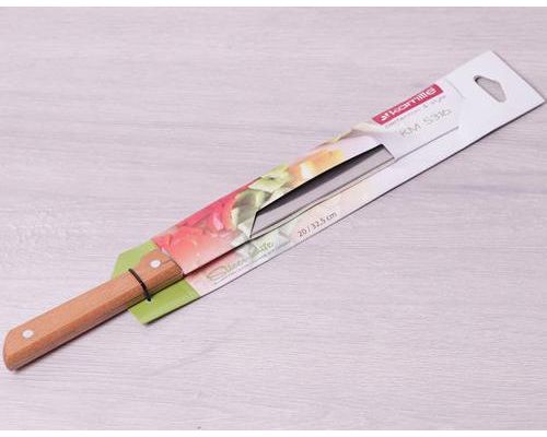 Нож кухонный Kamille Wood мясной 20см с деревянной ручкой Нож кухонный Kamille Wood мясной 20см с деревянной ручкой