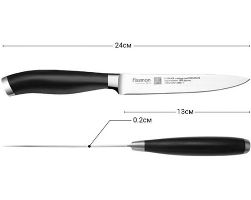 Ніж універсальний Fissman Elegance 13см з високолегованої нержавіючої сталі Ніж універсальний Fissman Elegance 13см з високолегованої нержавіючої сталі