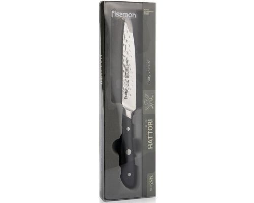 Ніж універсальний Fissman Hattori 13см hammered з нержавіючої сталі Ніж універсальний Fissman Hattori 13см hammered з нержавіючої сталі