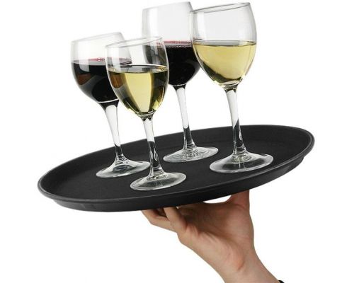 Поднос официанта Anti-Slip круглый Ø41см с антискользящим покрытием Поднос официанта Anti-Slip круглый Ø41см с антискользящим покрытием