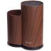 Колода для ножей Kamille Brash Stand Wood 22.5см пластиковая двойная
