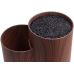 Колода для ножей Kamille Brash Stand Wood 22.5см пластиковая двойная