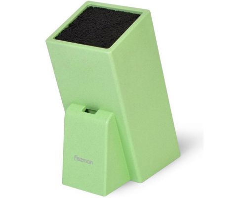 Подставка для кухонных ножей Fissman Green 26х11см, с секцией для ножниц Подставка для кухонных ножей Fissman Green 26х11см, с секцией для ножниц