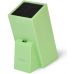 Подставка для кухонных ножей Fissman Green 26х11см, с секцией для ножниц