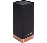 Подставка Kamille Black&Rose, колода для ножей 9.5х9.5х22см с полипропиленовым наполнителем