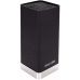 Подставка Kamille Black&Silver, колода для ножей 9.5х9.5х22см с полипропиленовым наполнителем