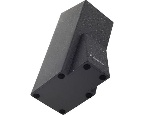 Подставка-колода для ножей Kamille Brash Stand 26см, серый гранит с наполнителем Подставка-колода для ножей Kamille Brash Stand 26см, серый гранит с наполнителем