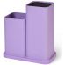 Подставка-колода Fissman Lilac для кухонных ножей и ножниц 20х10х23см двойная