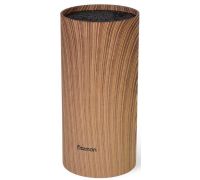 Подставка-колода Fissman Wood для кухонных ножей и ножниц 22х11см