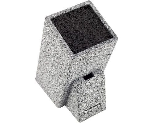 Подставка-колода Ofenbach Black Lead для кухонных ножей 11х11х26см с секцией для ножниц Подставка-колода Ofenbach Black Lead для кухонных ножей 11х11х26см с секцией для ножниц