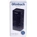 Подставка-колода Ofenbach Black Marble для кухонных ножей и ножниц 9х9х22см
