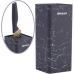 Подставка-колода Ofenbach Black Marble для кухонных ножей и ножниц 9х9х22см
