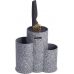 Подставка-колода Ofenbach Grey Marble для кухонных ножей 23х13х22см, тройная круглая