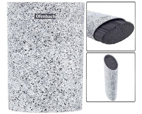 Подставка-колода Ofenbach Snow Marble для кухонных ножей 16х7х22.5см, овальная Подставка-колода Ofenbach Snow Marble для кухонных ножей 16х7х22.5см, овальная