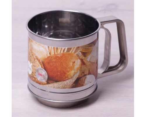 Кружка-сито Kamille с одинарным просевом Ø10см для сыпучих продуктов Кружка-сито Kamille с одинарным просевом Ø10см для сыпучих продуктов