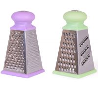 Терка 4-х гранная Fissman Meotida Pyramida 21см с пластиковой ручкой
