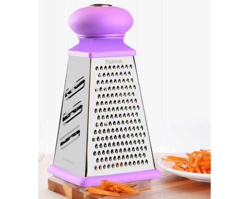 Терка 4-х гранна Fissman Meotida Pyramida 21см з пластиковою ручкою Терка 4-х гранна Fissman Meotida Pyramida 21см з пластиковою ручкою