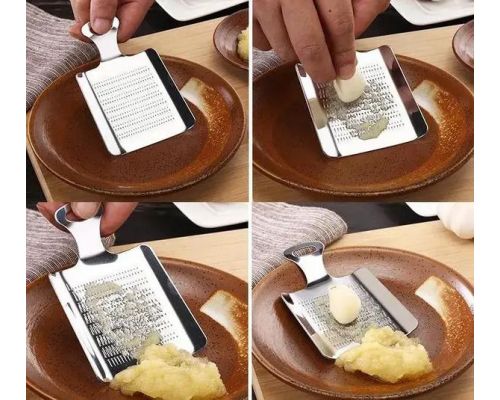 Терка мелкая для чеснока, имбиря и сыра Empire "Spatula" 10.5см, нержавеющая сталь