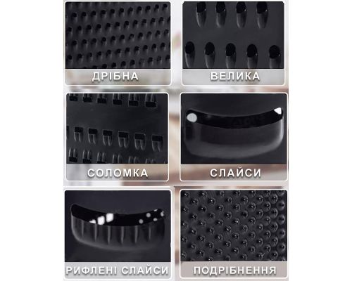 Терка Ofenbach Grater 6-гранная 14х11.5х23см из нержавеющей стали