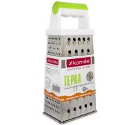 Терка-шинковка Kamille 22см 4х гранная с пластиковой ручкой
