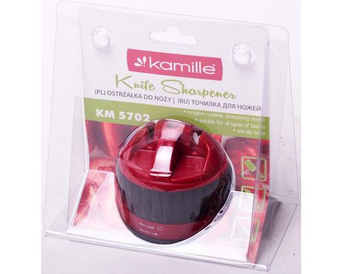 Точилка для ножей Kamille 6х6х6.5см круглая