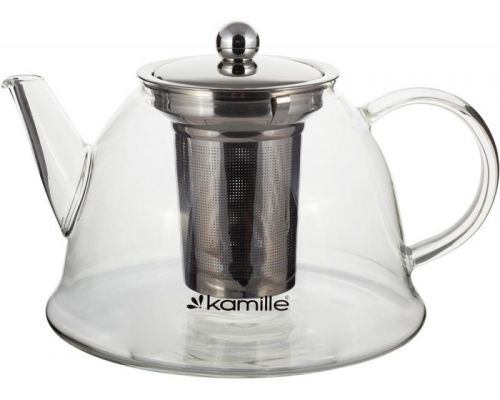 Чайник скляний заварювальний Kamille 1500мл зі знімним ситечком (0784l) Чайник скляний заварювальний Kamille 1500мл зі знімним ситечком (0784l)