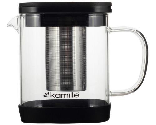 Чайник скляний заварювальний Kamille 600мл зі знімним ситечком (0778s) Чайник скляний заварювальний Kamille 600мл зі знімним ситечком (0778s)