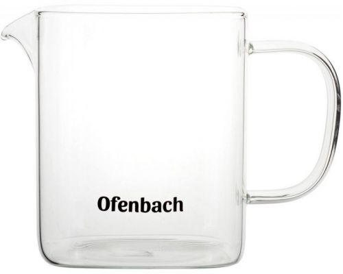 Чайник скляний заварювальний Ofenbach 1000мл зі знімним ситечком (0612m) Чайник скляний заварювальний Ofenbach 1000мл зі знімним ситечком (0612m)