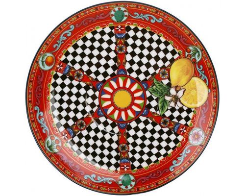 Чайно-кофейный набор Sicilia "Limoni" (Лимоны) 220мл на 6 персон, фарфор