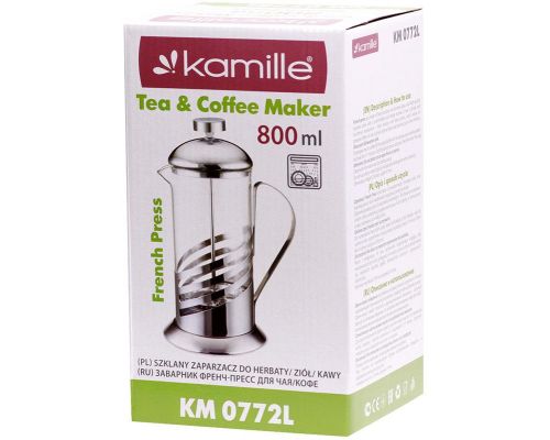 Френч-прес Kamille Lizardi 800мл Френч-прес Kamille Lizardi 800мл
