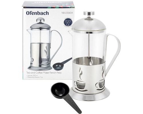 Френч-прес Ofenbach Tea Time 350мл з мірною ложкою Френч-прес Ofenbach Tea Time 350мл з мірною ложкою