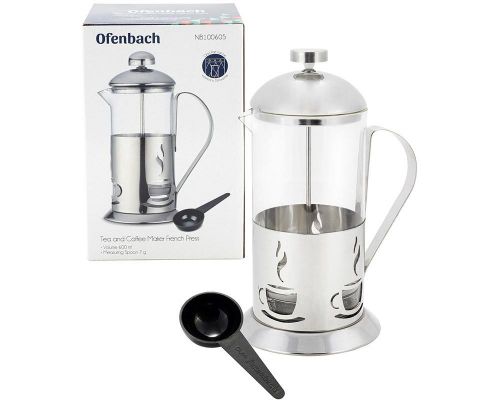 Френч-прес Ofenbach Tea Time 600мл з мірною ложкою Френч-прес Ofenbach Tea Time 600мл з мірною ложкою