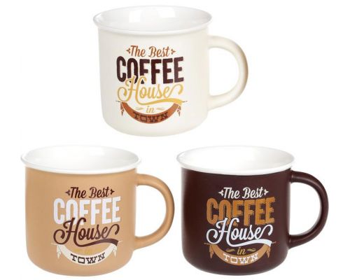 Кружка Coffee House 380мл фарфоровая Кружка Coffee House 380мл фарфоровая