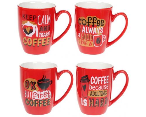 Кружка фарфоровая "Coffee First" 340мл Кружка фарфоровая "Coffee First" 340мл