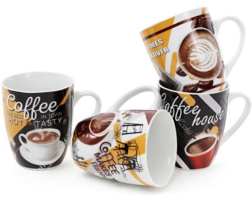Кружка фарфоровая "Coffee in the town" 350мл Кружка фарфоровая "Coffee in the town" 350мл