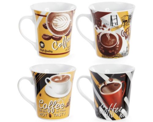 Кружка фарфоровая "Coffee makes you friendly" 375мл Кружка фарфоровая "Coffee makes you friendly" 375мл
