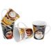 Кружка фарфоровая "Coffee makes you friendly" 375мл