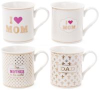 Кружка фарфоровая "I love my family" 320мл