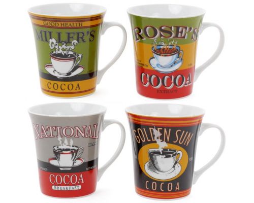 Кружка фарфоровая "Retro Cocoa" 375мл Кружка фарфоровая "Retro Cocoa" 375мл