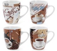 Кружка фарфоровая "Retro Coffee" 375мл