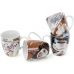 Кружка фарфоровая "Retro Coffee" 375мл