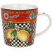 Кружка фарфоровая Sicilia "Limoni" (Лимоны) 450мл, подарочная чашка