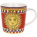 Кружка фарфоровая Sicilia "Sole" (Солнце) 450мл, подарочная чашка