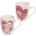 Кружка "Happy Valentine's" 350мл со стразами