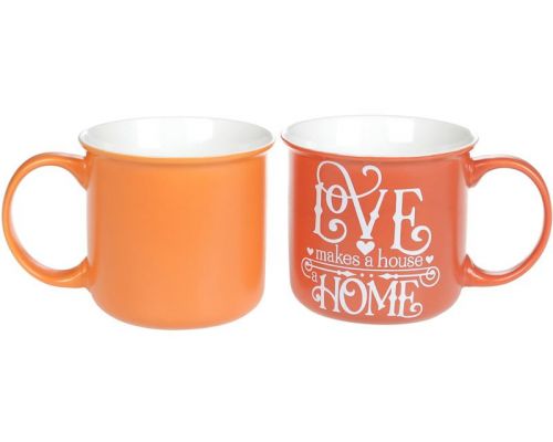 Кружка "Home and Love" 400мл фарфоровая Кружка "Home and Love" 400мл фарфоровая
