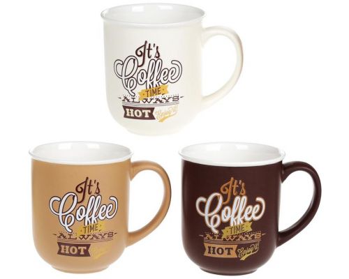 Кружка "Hot coffe" 380мл фарфоровая Кружка "Hot coffe" 380мл фарфоровая