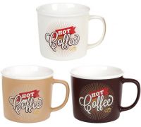 Кружка Hot Coffee 380мл фарфоровая