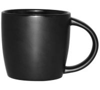 Кружка керамическая Black Style 280мл черная