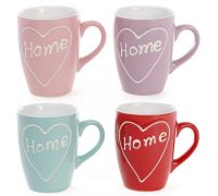 Кружка керамическая "Home is where the heart is" 310мл